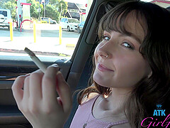 Homemade POV video of a brunette babe being fucked - Serena Hill