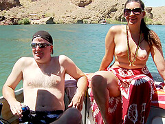 Backstage compilation of videos with nude and topless pornstars
