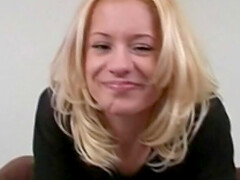 Stunning Blonde Shows Off Her Amazing Cock Sucking S