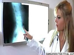 Doctor Blowjobs Her Patient