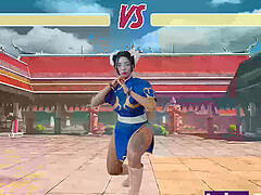 Chun Li with a huge ass gets fucked and fisted in the ass Vitoria Beatriz