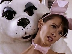 World's Hottest Brunette Jennifer Love Hewitt In Tight Pink Lingerie