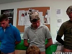 College guys sucking and fucking shafts in fraternity