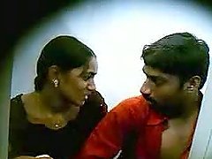 Indian couple are having sex in the Internet cafe