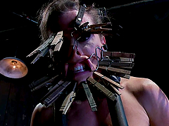 Superb Ariel X gets her face tortured with clothespins