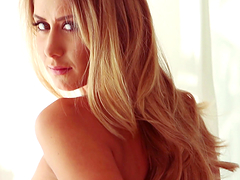 Magnificent Anna Beletzki shows her hot body in a bedroom