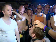 A poofter gets tortured and banged by a group of gays at a party