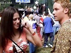 While Penny Phang Dances Erica Durance's Boyfriend Gets Horny