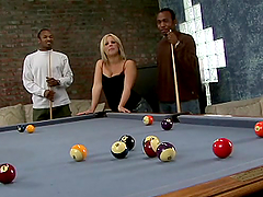 Marvelous Georgia Peach Has Interracial Sex With Two Black Guys