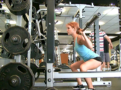 Pretty Anita Exercise Half Naked In A Solo Model Video