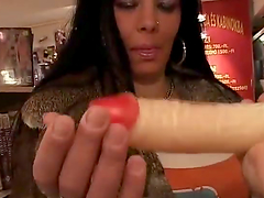 Sex Shop Glory Hole With Slutty Milf