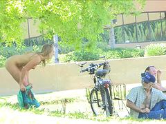 Stinning FTV babe is going to have some fun in public