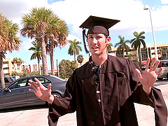 Dark-haired gay gets his asshole pounded from behind in reality video