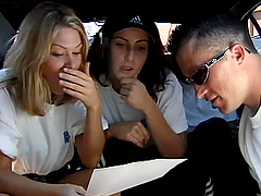Tasha Hunter,Sky Lopez and friends have chat while on tour in reality clip