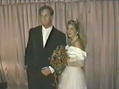 Newly married bride in stockings gets licked and screwed in reality clip