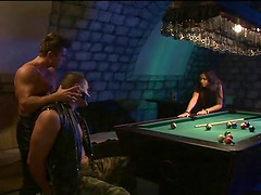 Sweet Lucy Lee Gets DP By Two Tough Fellows In A MMF