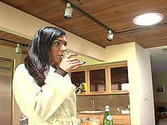Shazia Sahari gets fucked in a hot blowjob and bang action
