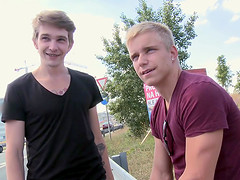Young gay boys try out some new moves they didn't try before