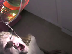 Her own style of enjoying the game of pissing