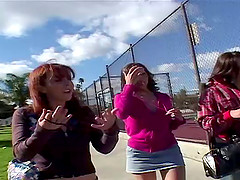 An afternoon get together turns into a wild interracial orgy