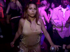Girls' night out makes the bitches go wild & dance around the pole