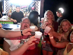 Cute and sexy amateurs dance all night at a hot party