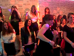 Saucy bitches simply adore riding on cocks in the club
