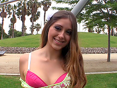 Cutie in a lace dress is in the mood for hardcore reality porn