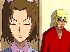 Japanese hentai nurse sucking big dick