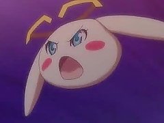 Hentai coed with huge melon tits hard fucked by shemale anime