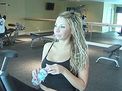 After a good workout Betty needs a load of proteins