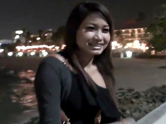 Busty Thai girl pounded hard by a white dude