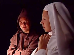 Soldiers fuck nuns in crazy costume video uniform porn