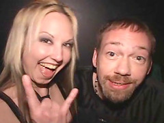 Hottie Tits Goth Chick Swallowing Loads in Gangbang Porno Theater