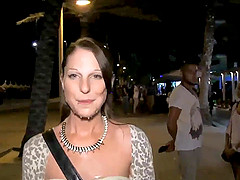 German Brunette Amateur Spermwalk In Mallorca