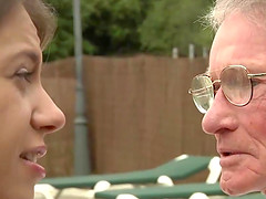 Tighty Body  Fucked Grandpa and Sucked Dick