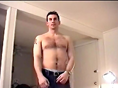 Straight Gianni Strokes His Meat