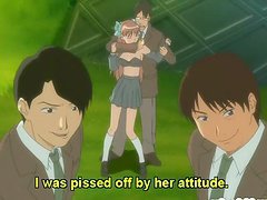 Hentai shemale hot fucking in the outdoor