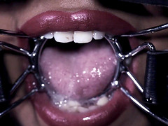 Black chick Skin Diamond fucked well during a BDSM session