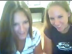 Naughty Teens Have A Lesbian Scene In A Webcam Video