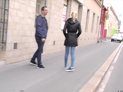 Sweet revenge in front of her boyfriend´s eyes.