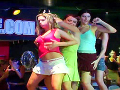 A frenzy of females fucking, sucking and dancing