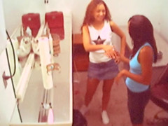Incredible lesbian action with two insanely horny bombshells