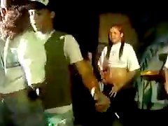 Hot booty shaking for an audience