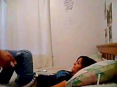 Hot couple fucking and licking