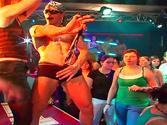 The music is loud, the lights are wild and the girls are getting banged by the strippers.