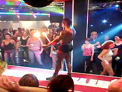 When women get to see male strippers in action anything goes.