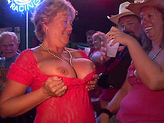 Here are a couple grannies, who want to get into the act