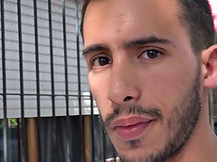 POV camera man fucking straight Latin macho stud
