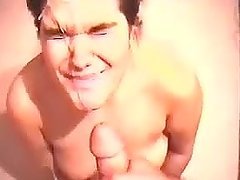 A creamy Facial For A Slutty Teen In A Homemade Clip